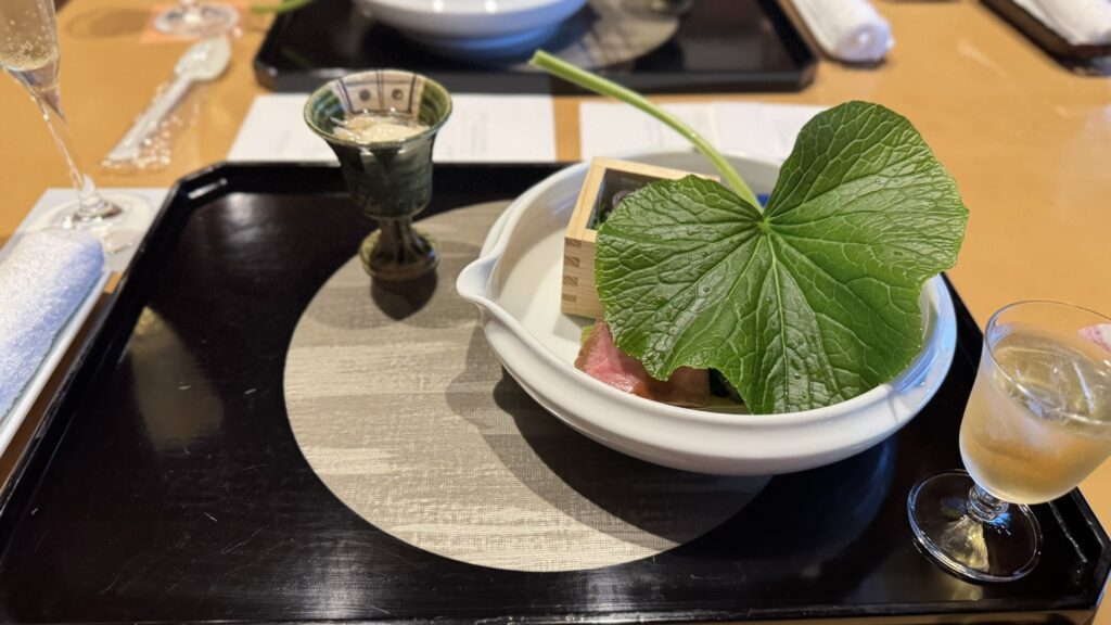 名月荘の夕食の一品